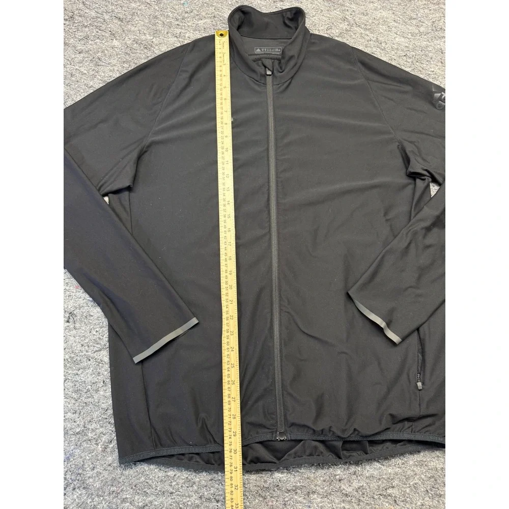 Adidas Climalite Mens Full Zip Cycling Jacket Black XL CV4764 Athletic Training